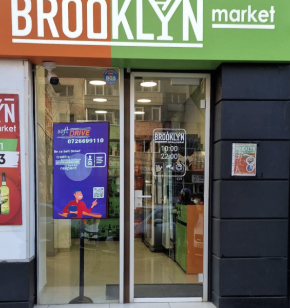 Reteaua Digitala DOOH Indoor - Brooklyn Drinks Market – Calea Moșilor