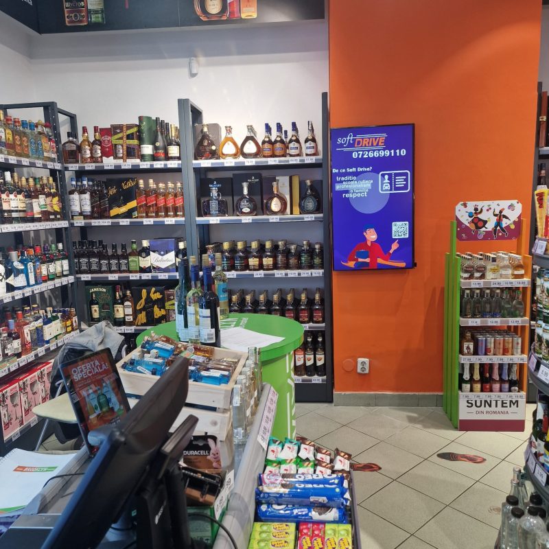Reteaua Digitala DOOH Indoor - Brooklyn Drinks Market – Sos Iancului 59