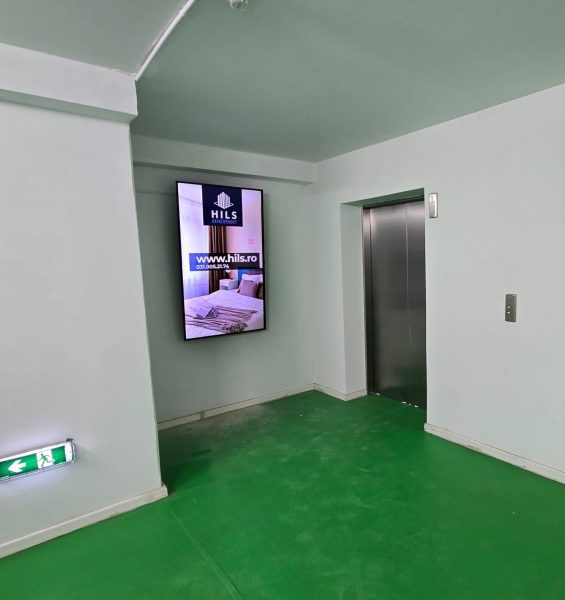 Reteaua Digitala DOOH Indoor - Olimpia Parking etaj 1 – Parcare Aeroportul Otopeni Reteaua Digitala DOOH Indoor - Olimpia Parking etaj 1 – Parcare Aeroportul Otopeni