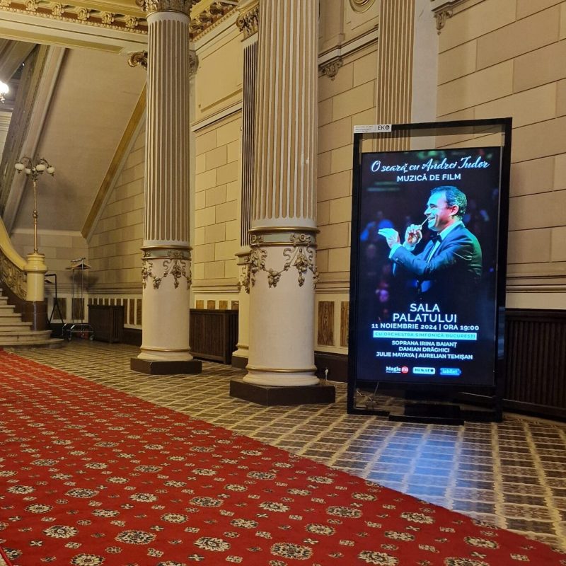 Reteaua Digitala DOOH Indoor - Palatul Bragadiru – Parter